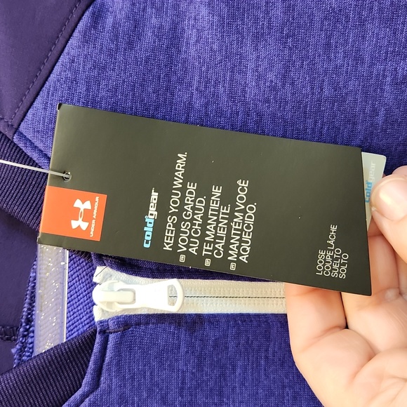 Men's Under Armour lightweight zip up jacket, size large NWT - Picture 6 of 6